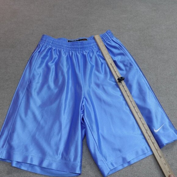 Vintage Nike Shorts Large Blue Satin Old Stock Gray Tag NEW - Picture 3 of 12